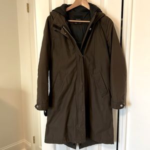 Zara 2 in 1 insulated rain coat with hood M